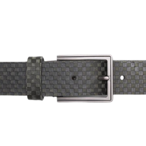 Dark Green Leather Belt